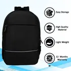 Polyester Backpack for Men & Women, Black