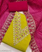 Embroidered Embellished Patiala Suit for Women 