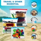 Crystal Slide Seal Bags, Multipurpose Transparent Slide Seal Bags 