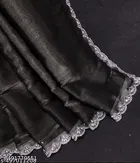 Jimmy Choo Embellished Saree For Women, Black