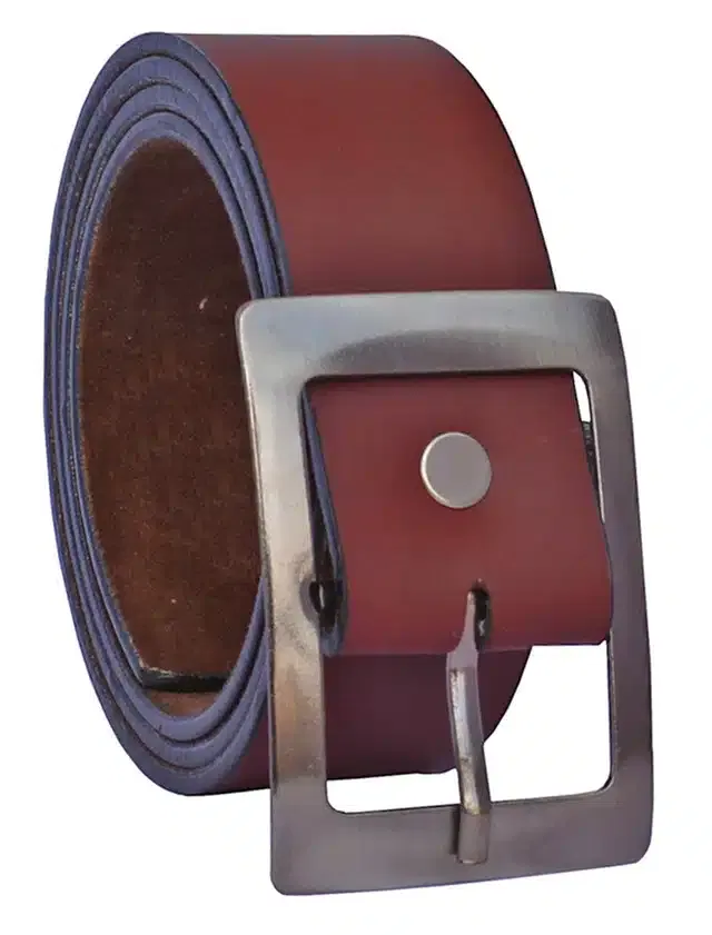 Casual Belt for Men (Maroon)