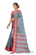 Cotton Embellished Saree for Women 