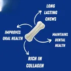 SAWAY Saway Export Quality Dog Calcium Press Bone 5 Inch 500 gm Chicken, Beef Dog Chew 