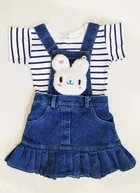 Dungaree with Top for Girls 