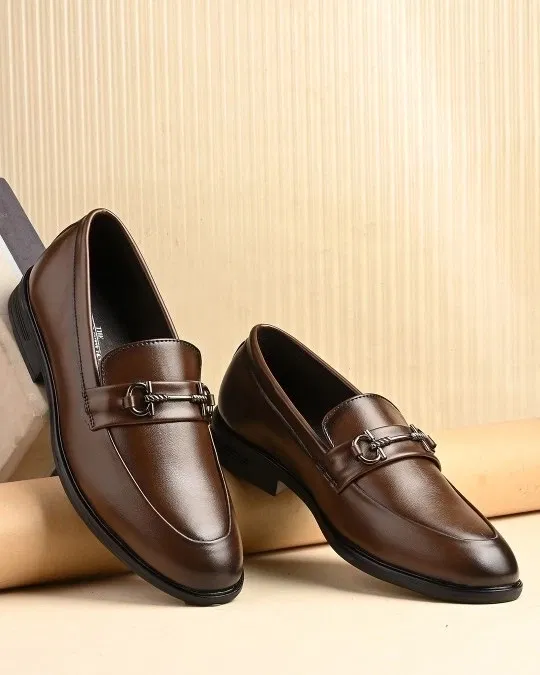 Formal Shoes for Men (Brown, 6)