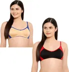 Cotton Blend Non Padded Bra for Women 