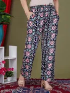 Rayon Top & Bottom Set for Women 