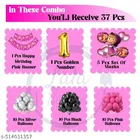 37 Pcs 1st Birthday Decoration kit, Multicolour, Set of 1
