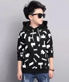 Cotton Blend Hood Neck Sweatshirts for Boys 