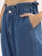 Cotton Straight Fit Jeans for Women 