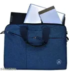 Canvas Laptop Bag for Men, Blue
