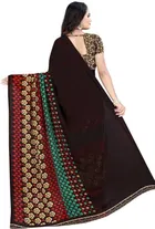 Georgette Printed Saree for Women 