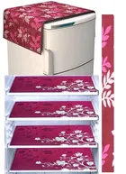 Knit 6 Pcs Fridge Cover 