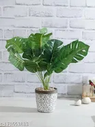 Plastic Artificial Monstera Plant 