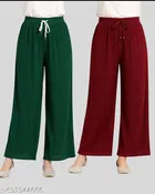 Comfortable Palazzo Pants for Women, Pack of 2 