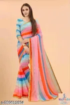 Georgette Embellished Saree for Women 