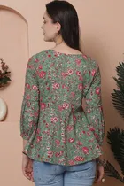 Cotton Printed Top for Women 