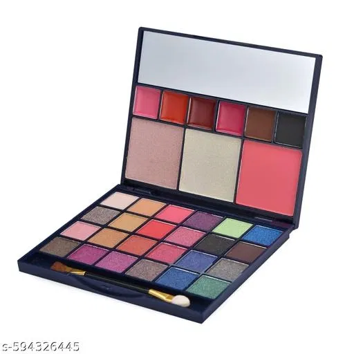 Professional Makeup Kit for Girls (Eyeshadow, Blush, Highlighter, Contour, Lip Gloss, Eyebrow Powder)