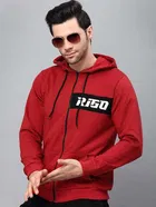 Printed Fleece Jacket for Men 