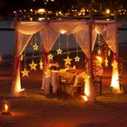 Stars LED Curtain String Lights for Festive Decoration 