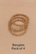 Metal Gold Plated Bangles for Women 