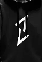 Arrow Printed Fleece Hoodie for Men 