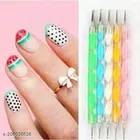 Double Sided Nail Art Tool (Multicolor, Pack of 5)