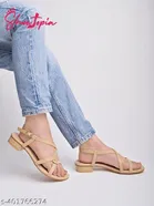 Synthetic Heel Sandals for Women 