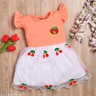 Cotton Blend Frock for Girls 