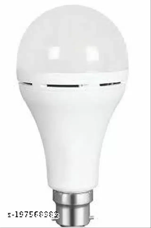 Rechargeable Emergency LED Bulb (White, 9 W)