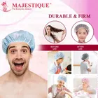 Majestique Shower Cap for Women with Long Handle Bath Loofah 