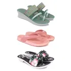 Combo of Heels with Slippers & Flats for Women 