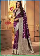 Kanjeevaram Zari Woven Saree for Women 