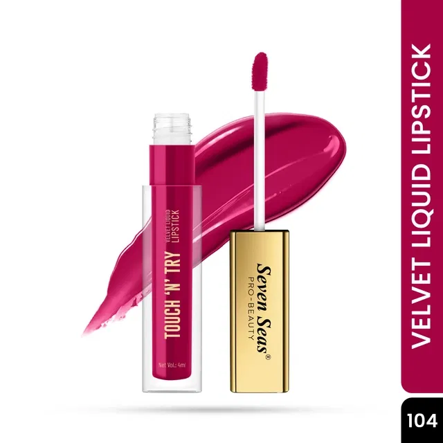 Seven Seas Liquid Lipstick for Women, Rose Rush (4ml)