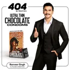 Bold Care 404 Super Ultra Thin Chocolate Flavored Condoms - 10 Pcs 