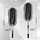 Microfiber Flexible Duster Car Wash | Car Aing Accessories | Microfiber | Brushes | Dry/Wet Home, Kitchen, Office Aing Brush with Expandable Handle 
