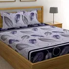 Printed Double Bedsheet with 2 Pillow Covers 