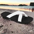 Flipflops for Women (White & Black, 5)