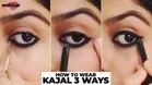 36H Eyeliner, Kajal, 2 Pcs 5 In 1 Lipstick, Multicolor, Set Of 3