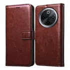 Artificial Leather Flip Cover for Vivo V2502 / Vivo_ T4 5G 