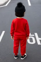 Cotton Blend Printed Clothings Set for Girls,  