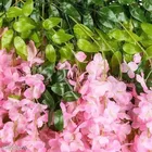 Polyester Artificial Hanging Flower Garlands 