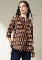 Cotton Embroidered Top for Women 