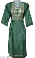 Cotton Embellished Gown for Women 