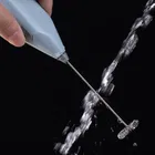 Electric Milk Frother with Stand Handheld Whisk Beater Foam Maker for Mocktails Coffee Latte Matcha Foamer Cappuccino Lemonade 