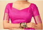 Silk Woven Design Saree for Women, Pink 
