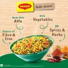 मैग्गी न्यूट्री- लिसियस मसाला वेज आटा नूडल्स 2X72.5 g - सेट ऑफ़ 2 - पाउच