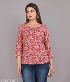 Rayon Printed Kurti for Women 