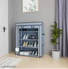 Metal 4 Layers Collapsible Shoe Racks 