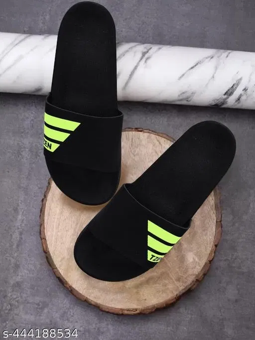 Sliders for Men, Black (6)